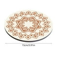 thumbnail image 3 of Fasiaou Diatom Mud Insulation Mat Household Dining Mat Bowl Mat Heat-resistance Pot Mat Bowl Mat High Temperature Resistance Dining Table Mat Cup Mat, Kitchen Organization Essentials(Orange), 3 of 7