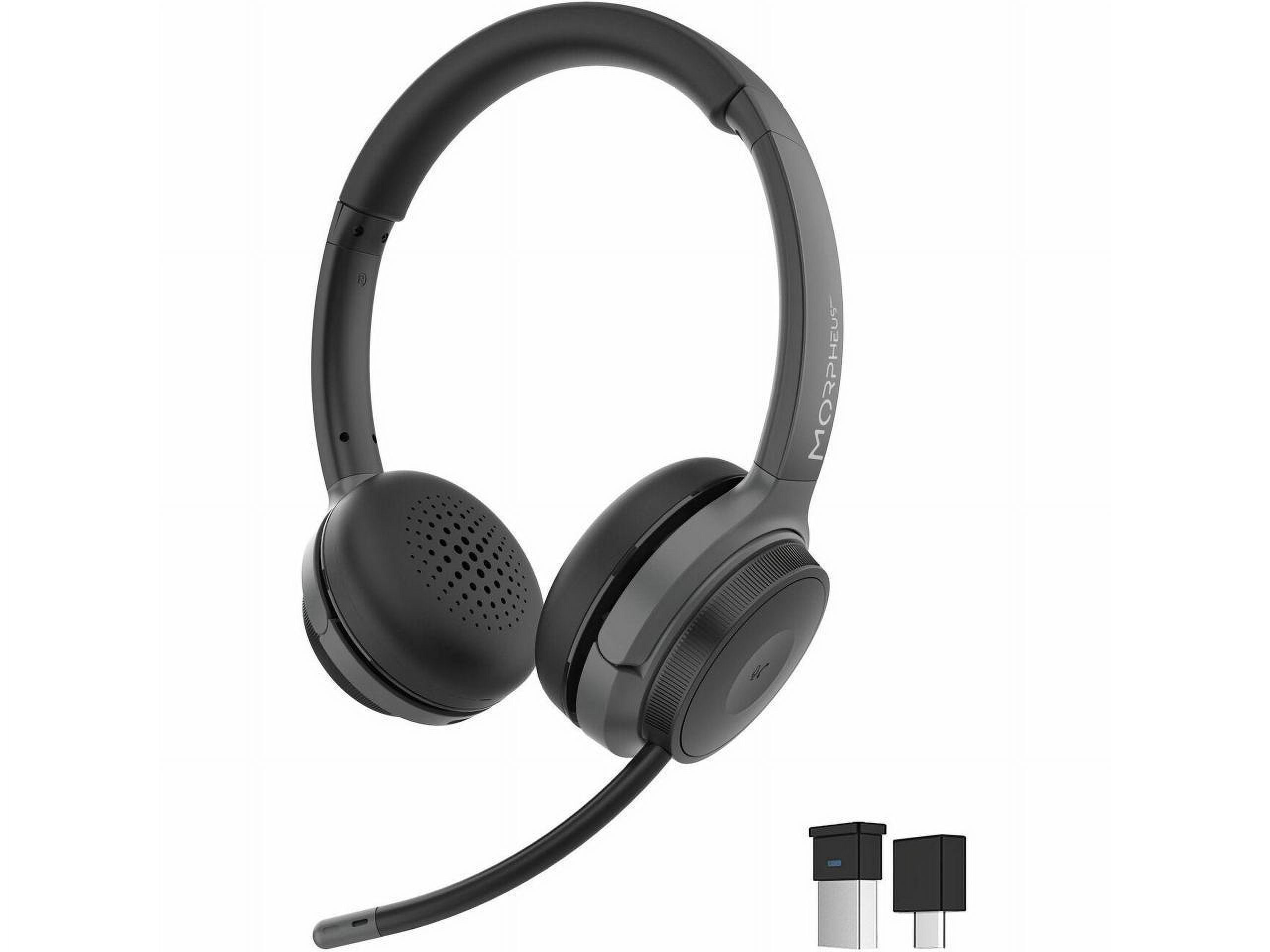 MORPHEUS 360 ADVANTAGE STEREO WIRELESS HEADSET WITH DETACHABLE BOOM MICROPHONE-B