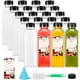 thumbnail image 1 of Botellas de jugo SUPERLELE de plástico con tapones, 16 oz/500 ml, paquete de 20, 1 of 7