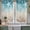 Blue, variant on Teal Coastal Tier Curtains 54 Inch Length, Nautical Beach Starfish Coral Summer Cafe Short Curtains for Bathroom Over Sink, Small Kitchen Curtain Light Filtering Tiered Drapes 2 Panels 27.5"Wx54"L