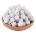 thumbnail image 3 of 10 piezas de bolas de resina redondas de acrílico con proceso de pegado de arena de azúcar para hacer joyas, accesorios de pulseras hechas a mano, 3 of 5