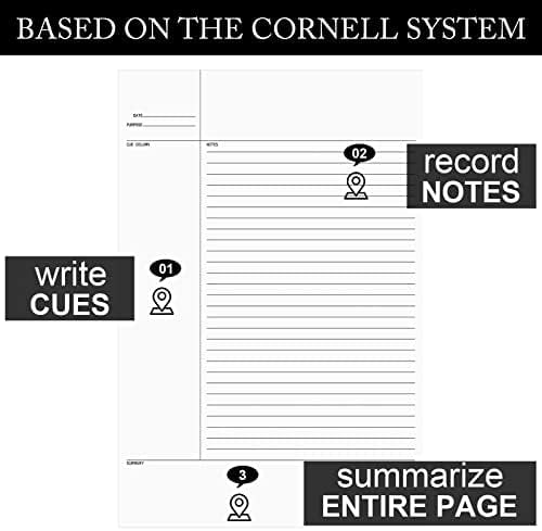Quivanta 4 Pack Legal Pads 8.5" x 11.75" 50 Sheets/writing Notepad, White Note Pads Legal Ruled Writing Notepad for Home Teacher Student College Ruled Office Business