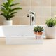 thumbnail image 4 of BESTYASH No Drill White Hanging Basket for Bathroom and Dormitory Bedside Storage, 4 of 7