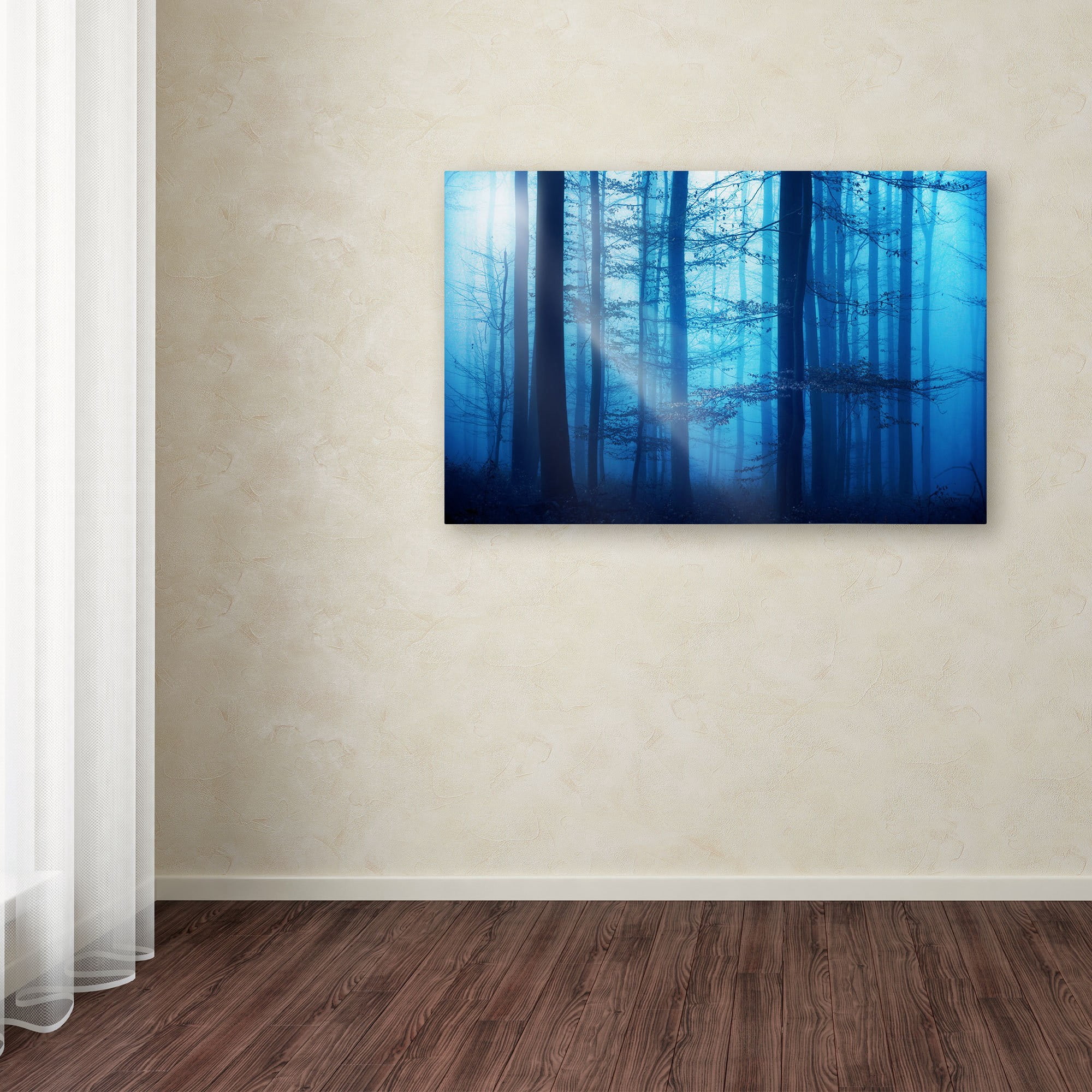Trademark Fine Art "Light Box Blues" Canvas Art by Philippe Sainte-Laudy