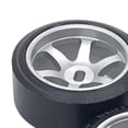 thumbnail image 3 of segolike 4x 1/28 Wheel Rim and Tires Rubber Tyre Set for Wltoys P939 DIY Accessory 25mm, 3 of 3