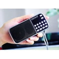 thumbnail image 2 of Am Fm Radio de bolsillo portátil Reproductor de música Compatible con tarjeta Micro Sd/tf Ranura USB (negro), 2 of 4