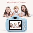 thumbnail image 2 of Cámara para niños a prueba de agua con pantalla HD de 1080p, cámara de fotografía y video, juguete para exteriores, JT, sin tarjeta TF, azul, 2 of 4