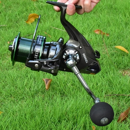 Spinning Fishing Reel 14+1BBSpinning Reel 4.9:1 Gear Ratio Ultra Smooth Long Distant Fishing Reel for Saltwater