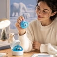 Polar Bear Dumpling Squishy Toy with Glitter Steamer Basket, 1 Set ...
