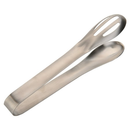 

HOMEMAXS Stainless Steel Oval Buffet Food Clip Multifunction Bread Tong Kitchen Serving Tongs for Barbecue Bread Salad