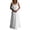 White, variant on LWITHSZG Plus Size Ruffle Maxi Dresses for Women Pleated Front Flowy Sleeveless Summer Dress Beach Vacation Long Sundress S-5XL