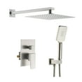 thumbnail image 3 of Kibi USA Cube Pressure Balanced 2-Function Shower System with Rough-In Valve Matte Black Matte, 3 of 5