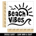 thumbnail image 2 of Beach Vibes Square Rubber Stamp Stamping Scrapbooking Crafting - Medium 1.75in, 2 of 7