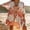 Floral, variant on Womens Geometric Print Swim Cover Up Open Front Loose Casual Resort Beachwear