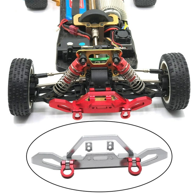 Reempzo de Parachoques Hugo 104001 1:10 Piezas de Actualización de Automóvil rojo