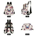 thumbnail image 4 of FORMRS Mini Backpack Purse for Women Travel Daypack Casual Shoulder Bag, Blue Butterflies, 4 of 7