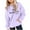 Purple, variant on breaise Yes I'M Cold Hoodies for Girls Casual Long Sleeve Hoodie Kids Funny Graphic Hooded Sweatshirt Cute Preppy Pullover Tops