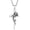 G18, variant on Cross Necklace for Men Silver Cross Chain Stainless Steel Pendant for Women Goth Necklace Gothic Christian Jewelry