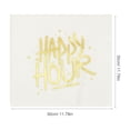 thumbnail image 2 of Minkissy 50 Sheets White Paper Napkins for Parties and Everyday Use with Delicate Design, 2 of 5
