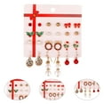 thumbnail image 6 of comerut 12 Pairs Christmas Earrings Colorful Exquisite Bell Elk Stud Earrings for New Year, 6 of 8