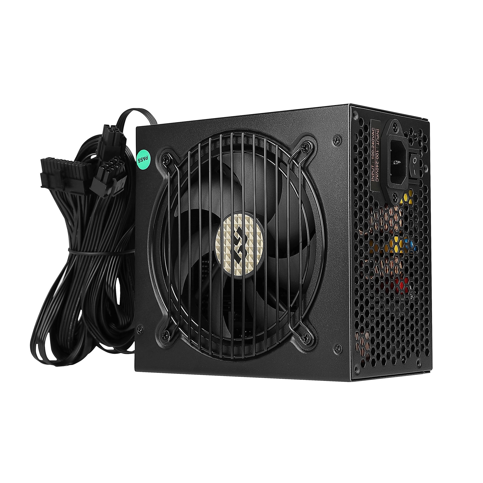 b-GoldX 900W Semi Modular ATX 3.1, PCIe 5.1, 12VHPWR GPU Connector, 80+ Gold Efficiency Equivalent with APFC, OPP, SCP, OVP, UVP, OCP, SPD ATX Power Supply.