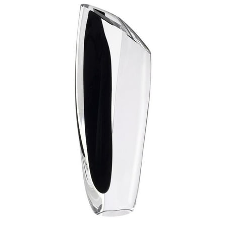 Kosta Boda Saraband Vase Glass Small Black