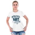 thumbnail image 3 of United States Navy Eagle Anchor 1775 Women's T Shirt Ladies Tee Brisco Brands M, 3 of 5