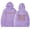 Purple, variant on Tanghaowl Women Sweatshirt Autumn Winter Reversible Printed Casual Hoodie with Two-Sided Design and Cozy Warm Material Purple XL