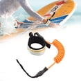 thumbnail image 1 of Correa de tabla de surf, 6 mm de grosor, guardamanos suave, correa de cuerda de mano elástica de primera , se adapta a tabla de surf Longboard Paddleboard reemplazo Fishboard Naranja Baoblaze Correa de tabla de surf, 1 of 6