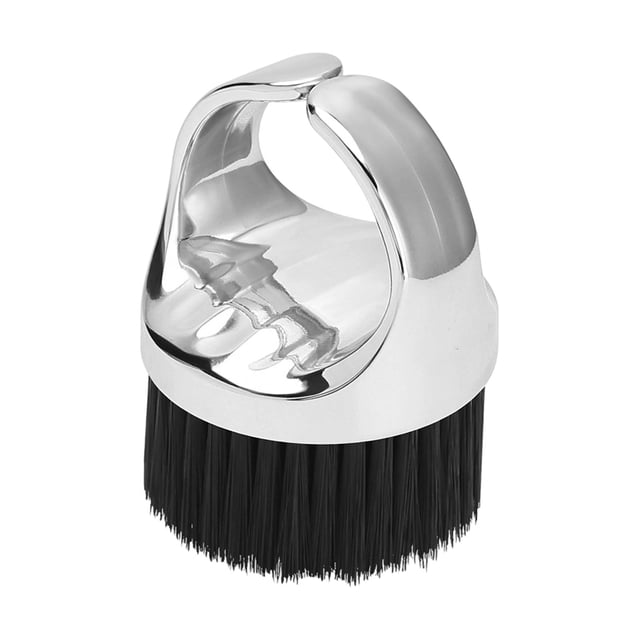 Cepillo para barba y barrido de cabello para hombres, herramienta de limpieza para el cuello, cepillo suave para barbero argén