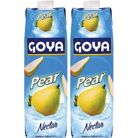 Goya Pear Nectar, 33.8 Ounce (Pack of 2)