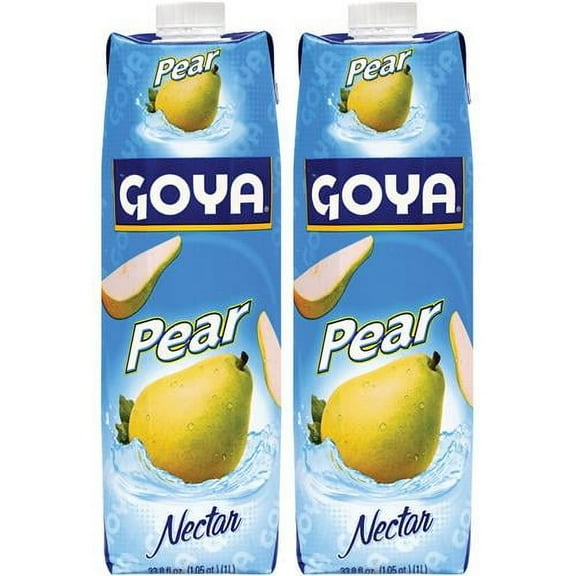 Goya Pear Nectar, 33.8 Ounce (Pack of 2)