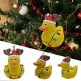 2024 New Christmas Resin Ducks Mini Christmas Ducks Christmas Ducks