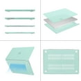 thumbnail image 5 of Mosiso 4IN1 Case for MacBook Air 15 inch Case 2025 2024 2023 Release M4 A3241 M3 A3114 M2 A2941 with Touch ID, Plastic Hard Shell&Keyboard Cover&Screen Protector&Storage Bag, Mint Green, 5 of 6