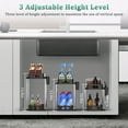 thumbnail image 7 of GPED 2 Pack Under Sink Organizer, Adjustable Height Bathroom Cabinet Organizer,Double Sliding Undersink Cabinet Storage Shelves with Hooks & Hanging Cup for Kitchen Bathroom, 7 of 7
