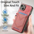 thumbnail image 4 of ELEHOLD Leather Wallet Case for iPhone 15 Pro Max Case with Card Holder, Premium Leather Protective Cover Full Body Slim Lightweight Case for iPhone 15 Pro Max 6.7 Inch,Pink, 4 of 10