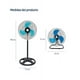 thumbnail image 4 of Ventilador de Pedestal Bluelander, Piso y Pared 3 en 1, 3 Velocidades, 18 Pulgadas, 4 of 5