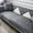Dark Grey, variant on XUELC Boho Geometric Quilted Sofa Cover - Non-Slip Cotton Furniture Protector for Pets & Kids, Adjustable Sectional Couch Slipcover, Machine Washable