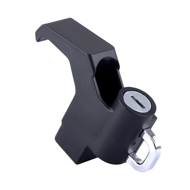Gancho de seguridad para casco de motocicleta, compatible con vehículos eléctricos. Negro