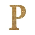 thumbnail image 6 of Efavormart 8" Letter P Gold Self-Adhesive Rhinestone Number Stickers for DIY Crafts, Handicraft Art, Graduation Cap Decorations Birthday Party, Wedding Alpha-Numeric stickers, 6 of 10