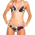 thumbnail image 2 of Grape Detachable Sponge Adjustable Strap Bikini Set - Two-Pack - Ideal for Beach and Pool Parties, 2 of 6