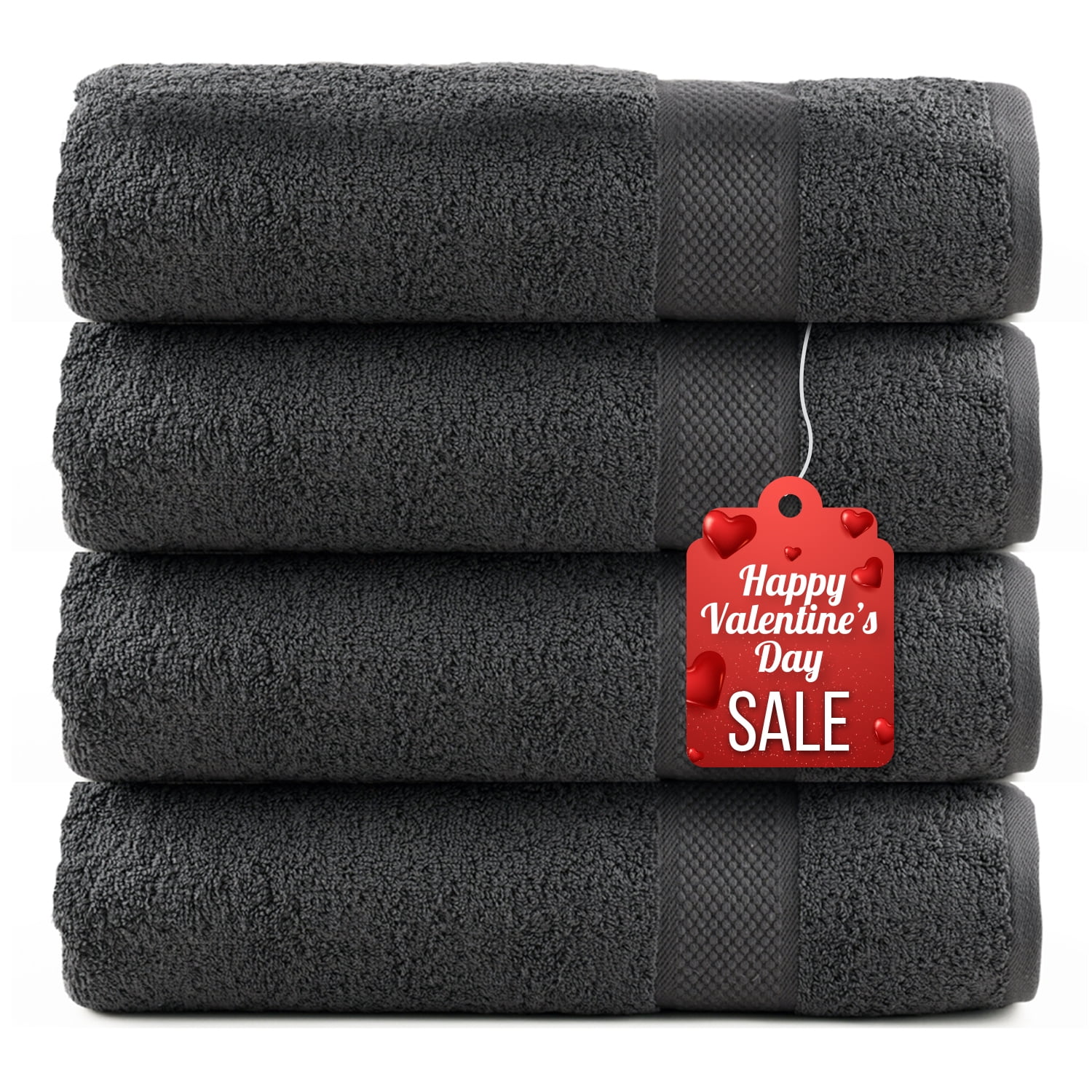 4 Pack Concetti Di-Lusso Olvia Cotton Luxury Towels.27 x 55 in 20 x 35 in 