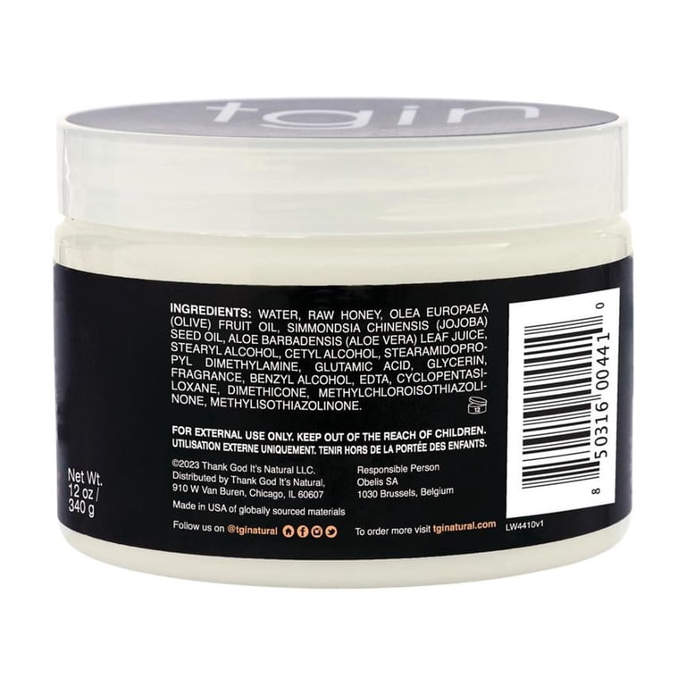 Thank God It's Natural (Tgin) Honey Miracle Hair Mask Deep