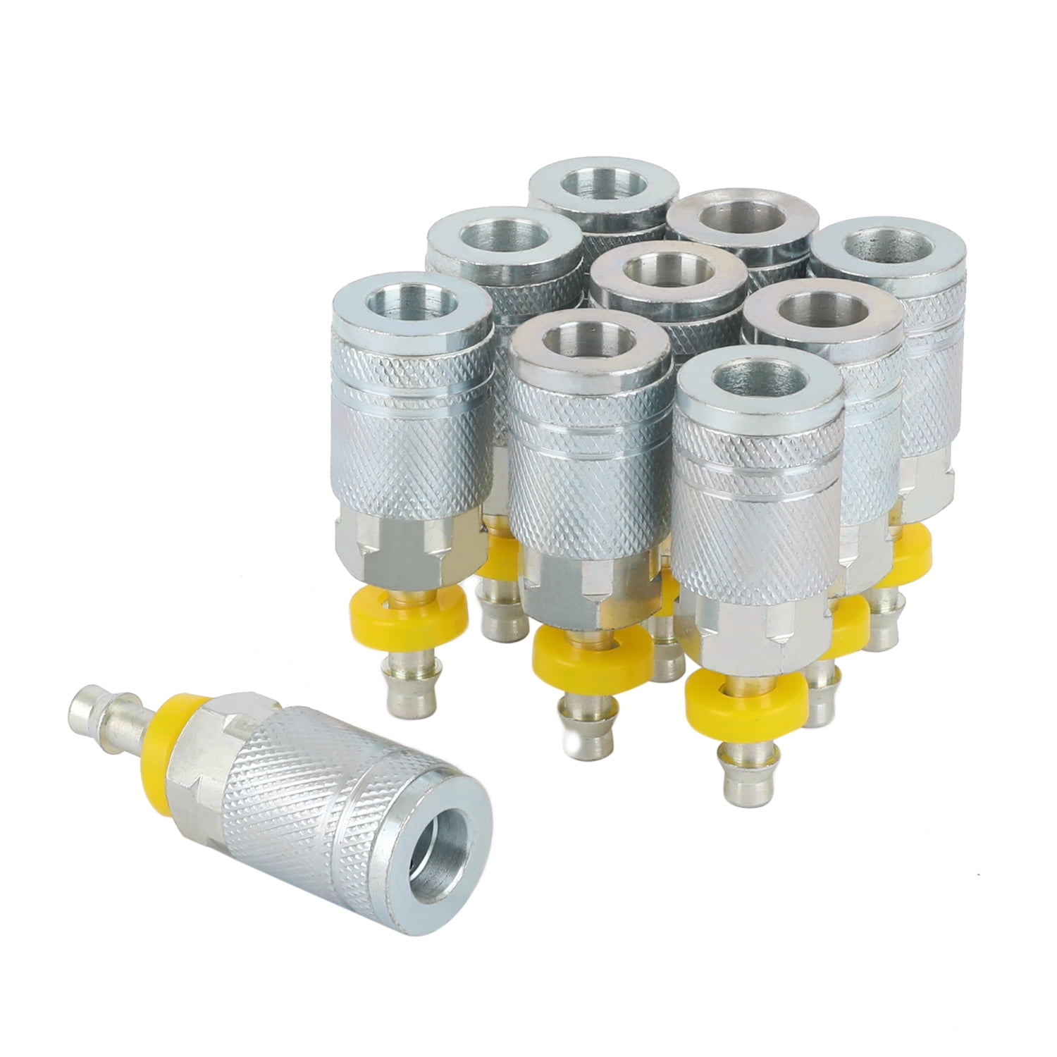 WYNNsky Air Hose Quick Connector I/M Type Push On and Lock Air Coupler