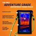 thumbnail image 4 of Waterproof Phone Pouch w/Long Lanyard | IPX8 Adventure Grade Cellphone Dry Bag Case, Fits iPhone 15 Pro Max,14 Pro Max, 13 Pro Max, XS, XR, Galaxy S21, for Snorkeling, Kayaking, Cruise Blue, 4 of 5