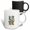 Multicolor, variant on 3drose, Stylized Word Love Made of Medical and Laboratory Things. Nurse Gift, 11oz Two-tone Yellow Mug