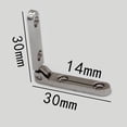 thumbnail image 3 of Bgsha 10PCS 90° Support Hinge Fan Wooden Box Hardware Accessories Iron Hinge, 3 of 9