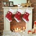 thumbnail image 5 of Ryvnso Christmas Stockings Christmas Balls Snowflake 17.7" Large Stocking Decoration 2 Pack, 5 of 7