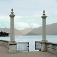 thumbnail image 3 of Blaustein, Alan 12x12 Black Modern Framed Museum Art Print Titled - Harbor Garden Gates, 3 of 5