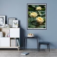 thumbnail image 7 of Diamond Art Kit for Adults, Yellow Lotus Water Lily Serenity Diamond Painting for Adults Beginners, DIY Diamond Art Painting Kits, 5D Diamond Painting Crafts for Home Decor 12x16 Frameless, 7 of 7